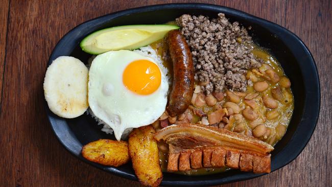 Worker’s compensation: The hearty, hefty bandeja paisa.