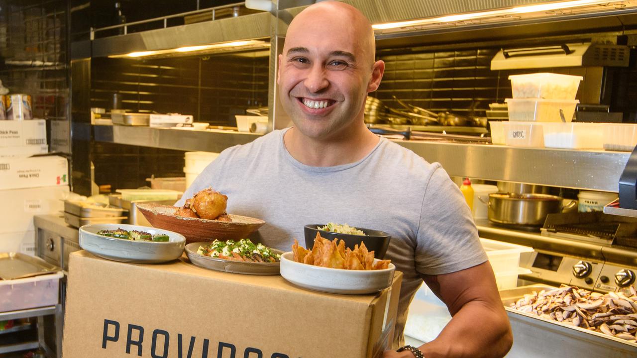 Shane Delia is launching his food delivery concept Providoor into Queensland. Picture: Jay Town