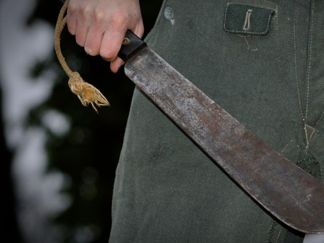 A machete was among items recovered from a car Jarrod Searle was driving when he led police on a wild chase through the streets of Bendigo.