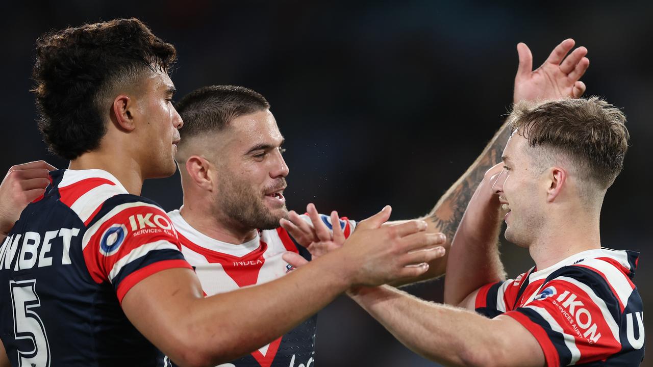 Tedesco and his teammates outclassed their oldest rivals on Friday night to knock the Rabbitohs out of the top eight. Picture; Matt King/Getty Images