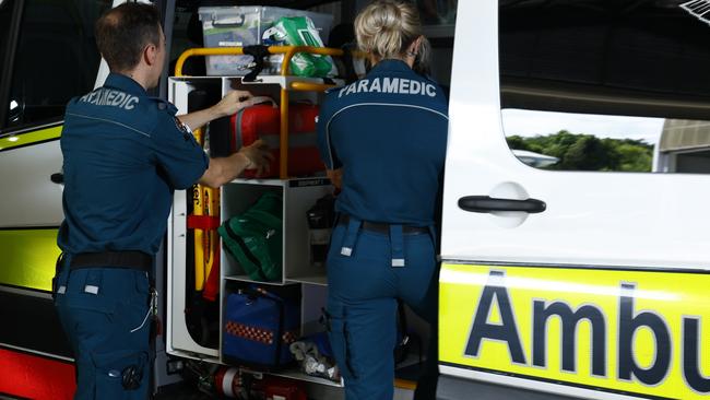 General, generic file photo of Queensland Ambulance Service advanced care paramedics responding to a medical emergency in Cairns. Picture: Brendan Radke