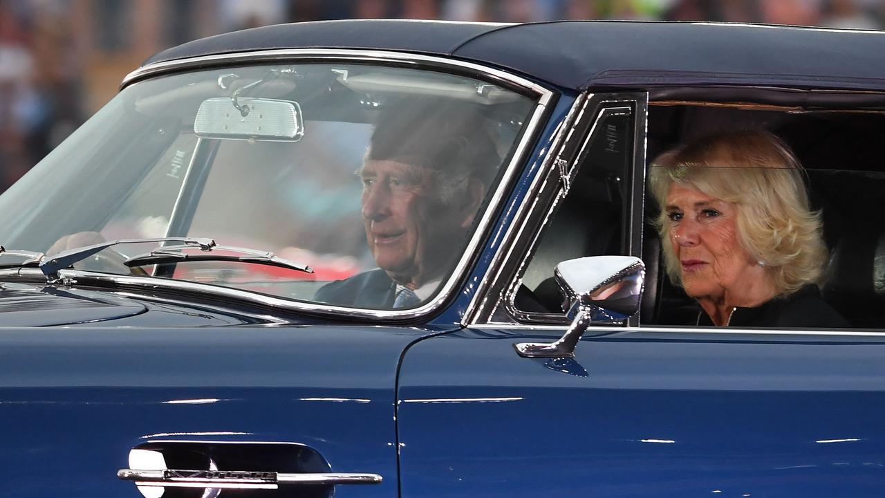 Charles’ wife, Camilla Parker Bowles joined him at the event in Birmingham, England. Picture: Andy Buchanan (AFP)