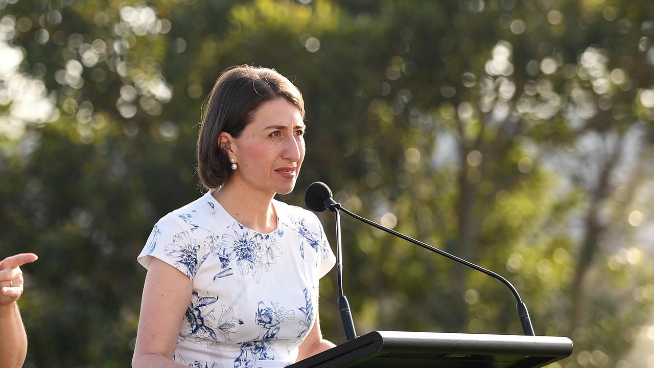 Sniff Off blamed NSW Liberal Premier Gladys Berejiklian for the police response. Picture: AAP Image/ Joel Carrett
