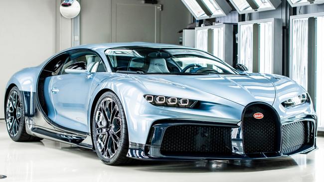 This 2022 Bugatti Chiron Profilée is a one of a kind.