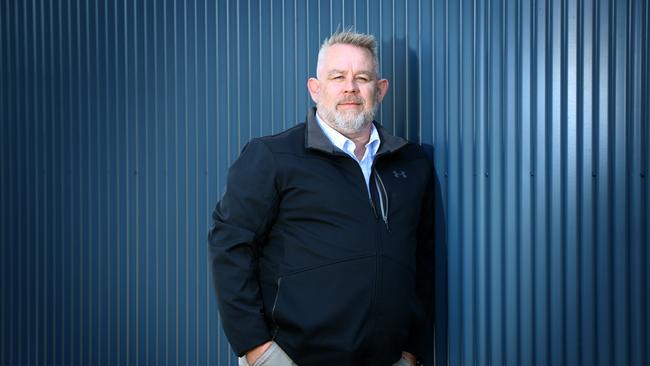 Brett Burns, a former prison officer at Barwon Prison, says more needs to be done to help protect prison officers. Picture: Alison Wynd