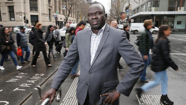 Richard Deng from the South Sudanese Community Association of Victoria. Picture: Mark Wilson