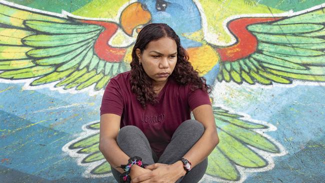 Ruby was raped and violently assaulted by her father in a four-month reign of terror in the remote community of Yuendumu. Picture: Brian Cassey