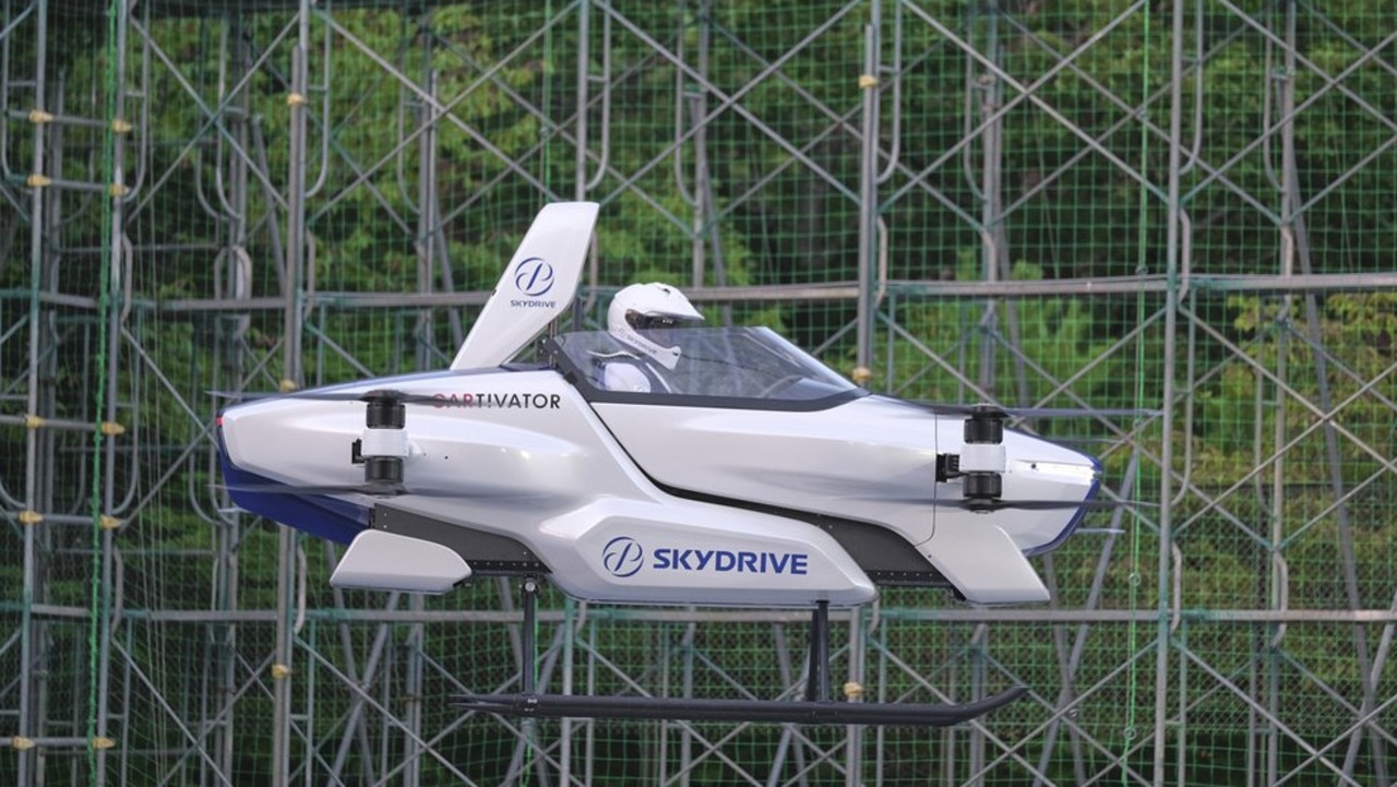Flying car test in Japan. Picture: AP