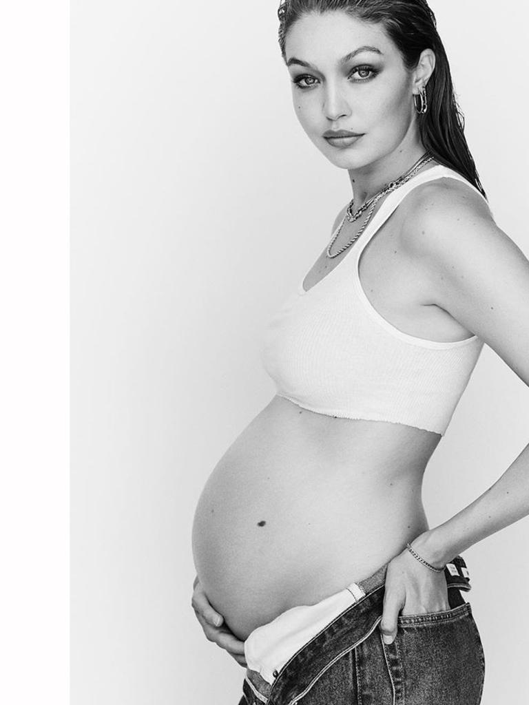 38 weeks pregnant, Hadid is glowing! Picture: Instagram.