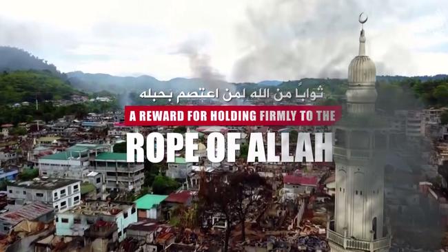 Screen Grabs from an ISIS released a six-minute propaganda video on Sunday, showing urban warfare in the Philippine city of Marawi which has witnessed a three-month long battle that is yet to end.The footage, published by the Al-Hayat Media Center through its ‘Inside the Khalifah’ series, depicts combat footage with the Philippine Army and calls on foreign fighters, mainly from Australia and neighboring Muslim countries. Supplied