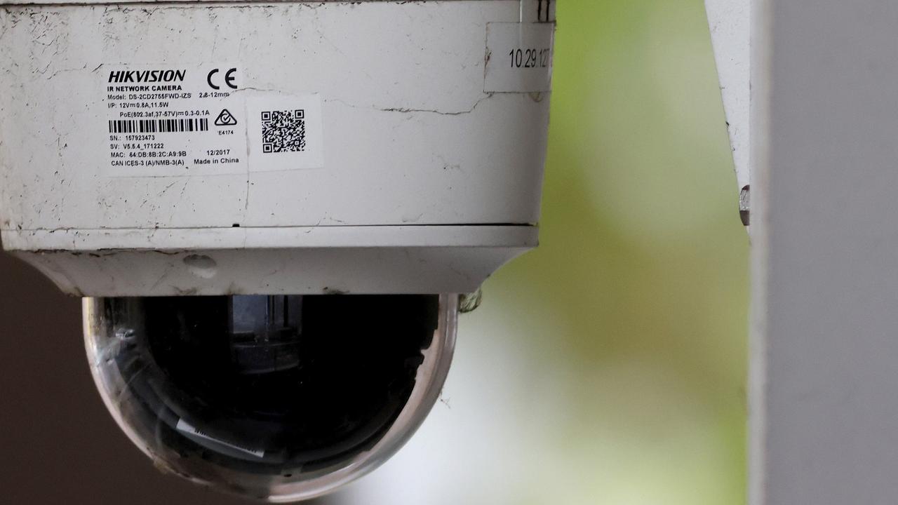 Surveillance equipment built by companies, like Dahua and Hikvision, linked to the Chinese government were ripped out of the ABC. Picture: NCA NewsWire