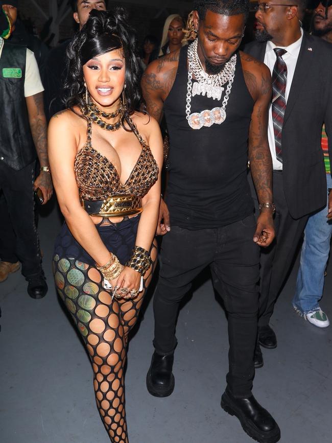 It was Cardi B’s big night. Picture: The Daily Stardust / BACKGRID