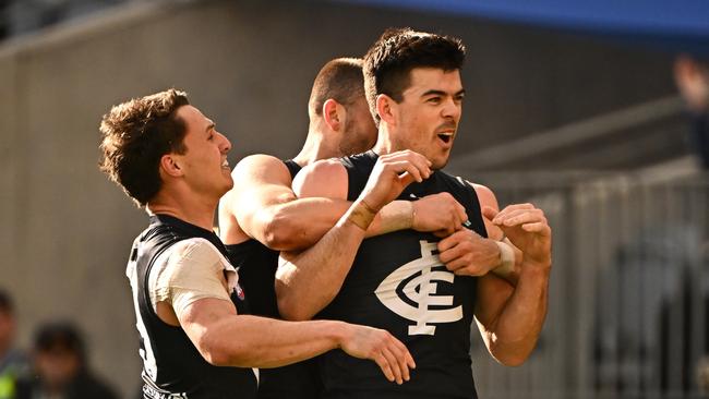 Matthew Kennedy’s future is up in the air. (Photo by Daniel Carson/AFL Photos via Getty Images)