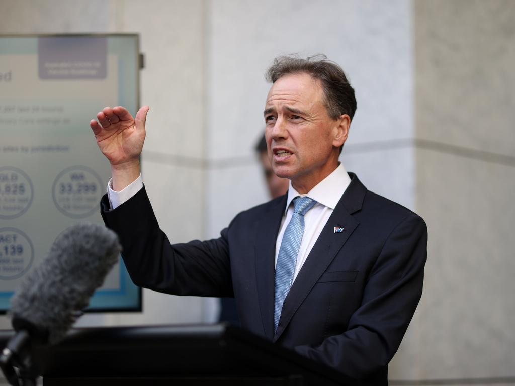 Greg Hunt says the states have already ‘largely mastered’ home quarantine but says the system is always open to ‘refinement’. Picture: NCA NewsWire/Gary Ramage