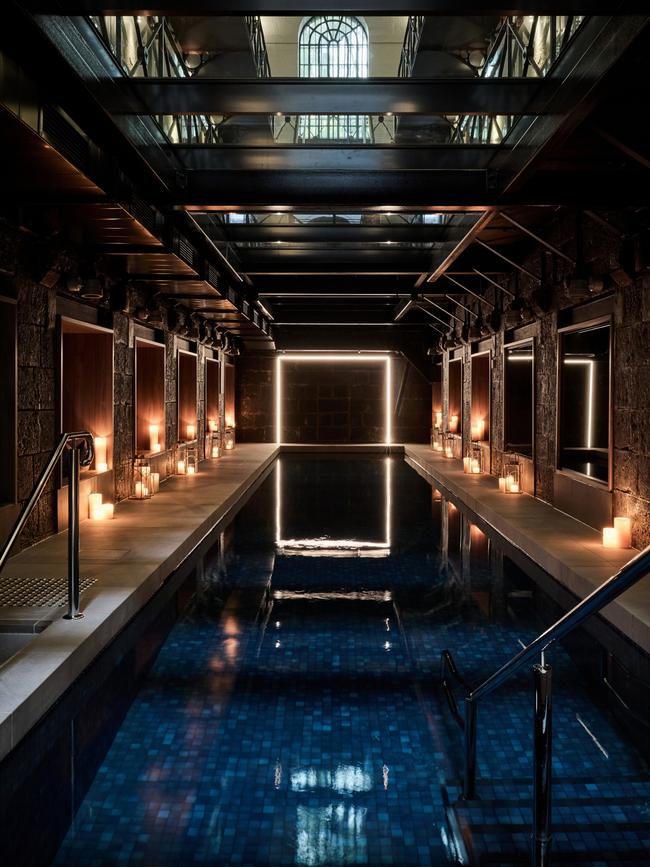 The relaxation pool at The Interlude.