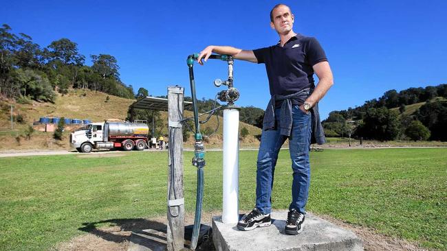 WATER PLANS: Matthew Karlos hopes to expand his water extraction business at Urliup despite being knocked back by the Land and Environment Court. Picture: Scott Powick Daily News