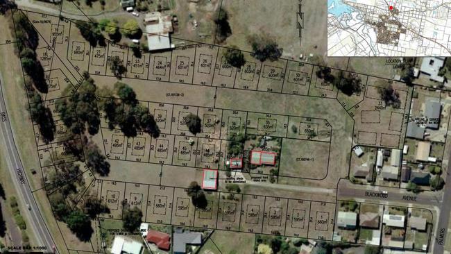 The plans for a new subdivision at Latrobe. Picture: Supplied.