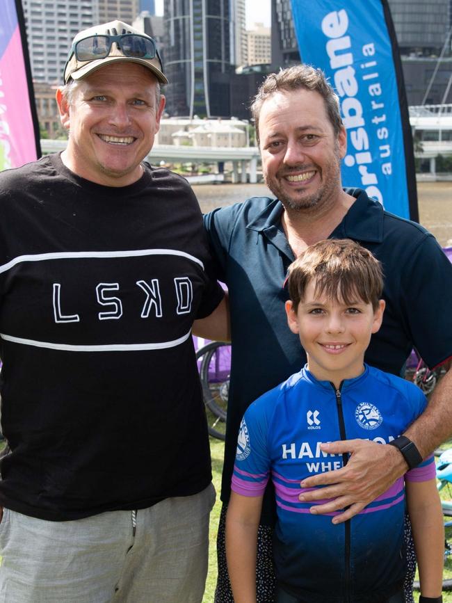 Thousands of cyclists took to the streets of the river city on Sunday for the Tour de Brisbane. \Photo: Grace Kessels.