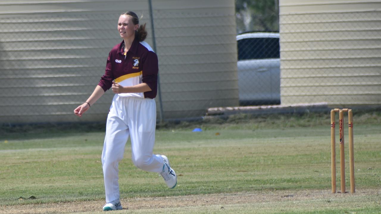 Central Queensland Intercity Cricket, under-16, Central Highland Hawks versus Rockhampton, Rockhampton Cricket Grounds, on February 22, 2025.