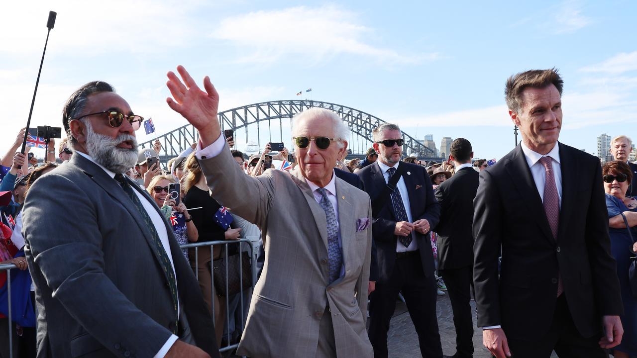 It was the King’s first visit to Australia as monarch. Picture: Chris Jackson/Getty Images