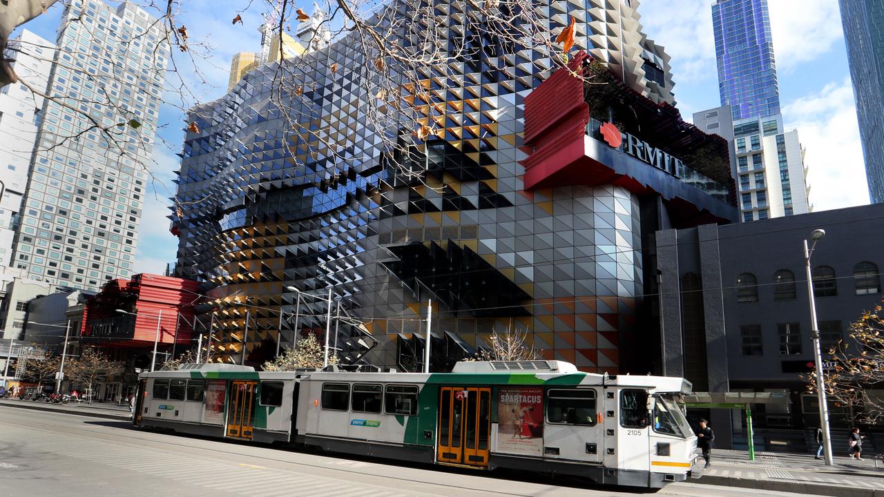 A Chinese student at RMIT decided to become an international commuter instead of living in Melbourne. Picture: David Geraghty / The Australian