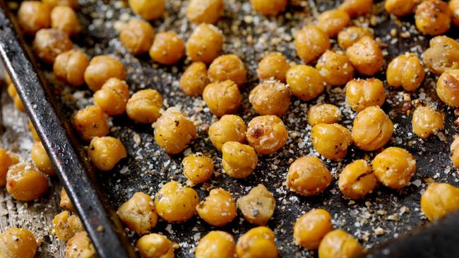 Roasted Chick Peas with Salt and Pepper