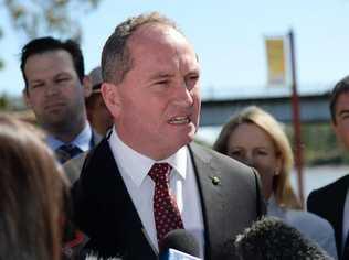 The big question for Australia is whether Barnaby Joyce will be acting prime minister when Malcolm Turnbull skedaddles away for overseas jaunts. Picture: Allan Reinikka