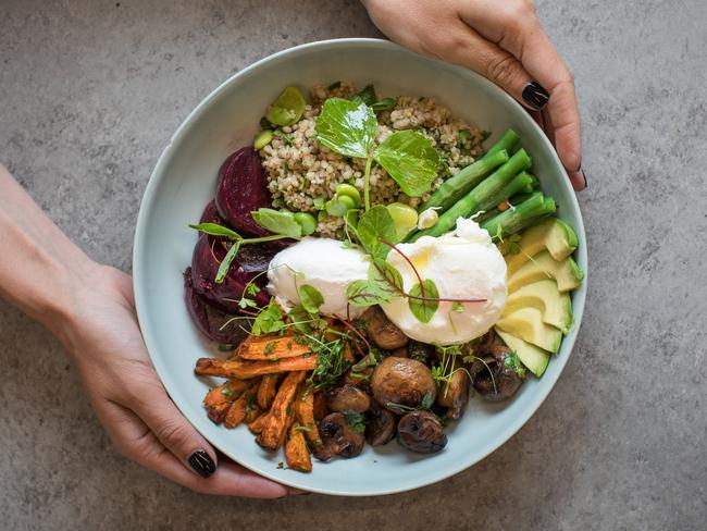 The brekkie bliss bowl at Warren & Holt. Picture: Supplied