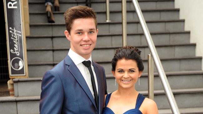 St Patrick’s College, Campbelltown year 12 students celebrating their formal in Wollongong in 2012.