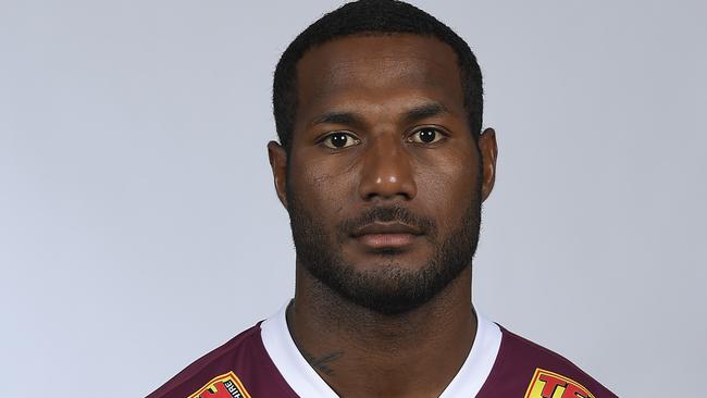 BRISBANE, AUSTRALIA - JANUARY 27: Suliasi Vunivalu poses during the Queensland Reds Super Rugby headshots session at Ballymore Stadium on January 27, 2021 in Brisbane, Australia. (Photo by Albert Perez/Getty Images)