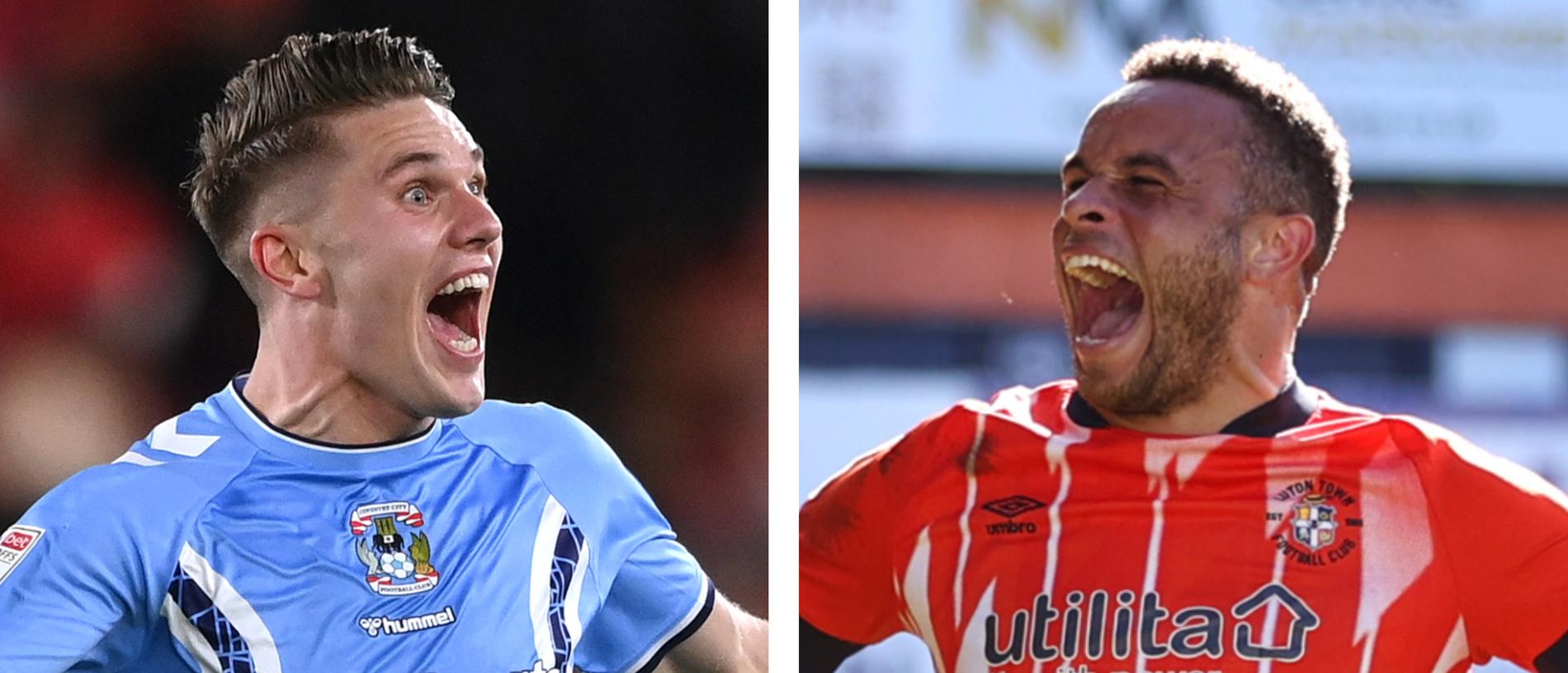 Um guia para conhecer as empolgantes trajetórias de Luton Town e Coventry  City, os finalistas dos playoffs da Championship