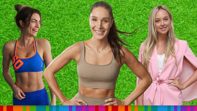 Emily Skye Anderson, Kayla Itsines and Jessica Sepel. Picture: Supplied