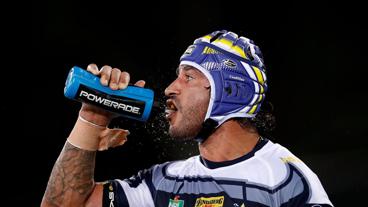 Johnathan Thurston in action against the Eels.