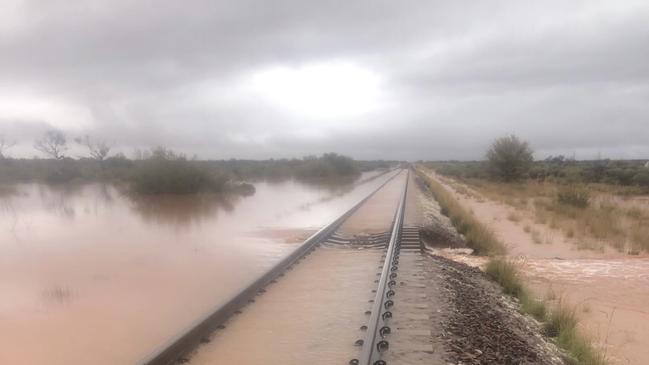 Floods in South Australia closed the Alice Springs to Darwin railway