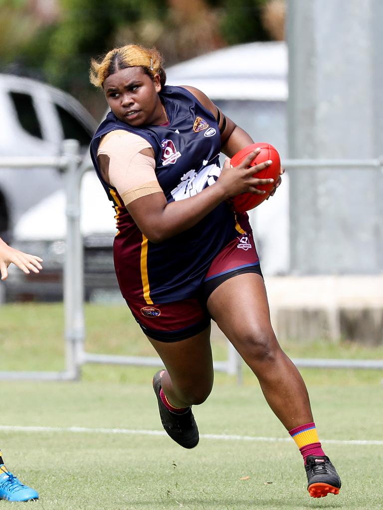 AFL Cairns Womens, Round 1: North Cairns v City Lions at Watsons Oval. Lions' Mesapa Frank. Picture: Stewart McLean
