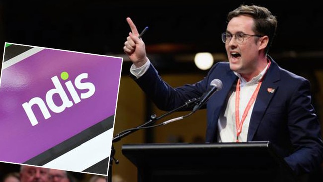 Australian Services Union Secretary Angus McFarland says there are too many NDIS rorts and workers being ripped off. Pictures: Supplied