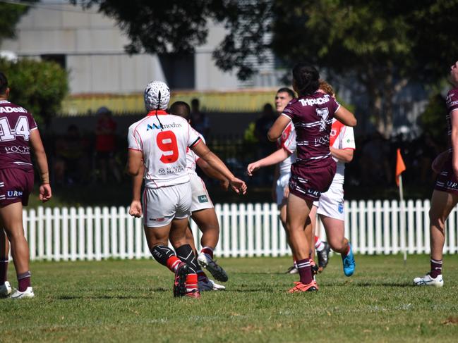 Elijah Tu'ifua in the Harold Matthews Cup. Picture: Sean Teuma/NewsLocal