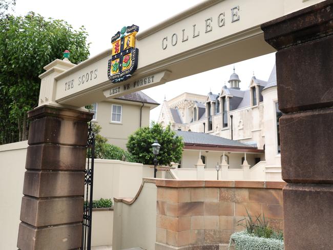 General view of The Scots College in Bellevue Hill. Picture: Rohan Kelly.