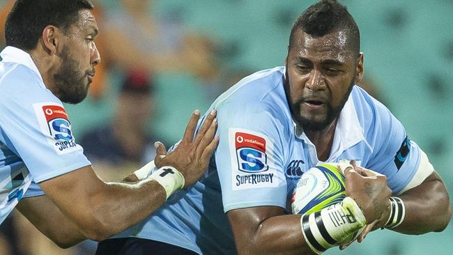 Waratahs winger Taqele Naiyaravoro had another standout game.