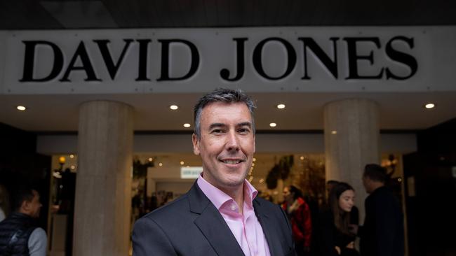 David Jones chief executive Scott Fyfe. Picture: Jason Edwards