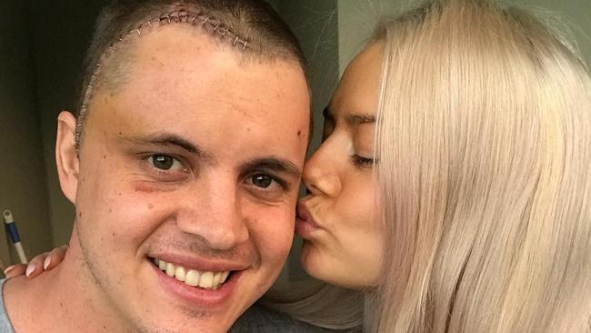 Actor Johnny Ruffo with his girlfriend Tahnee Sims. Picture: Instagram