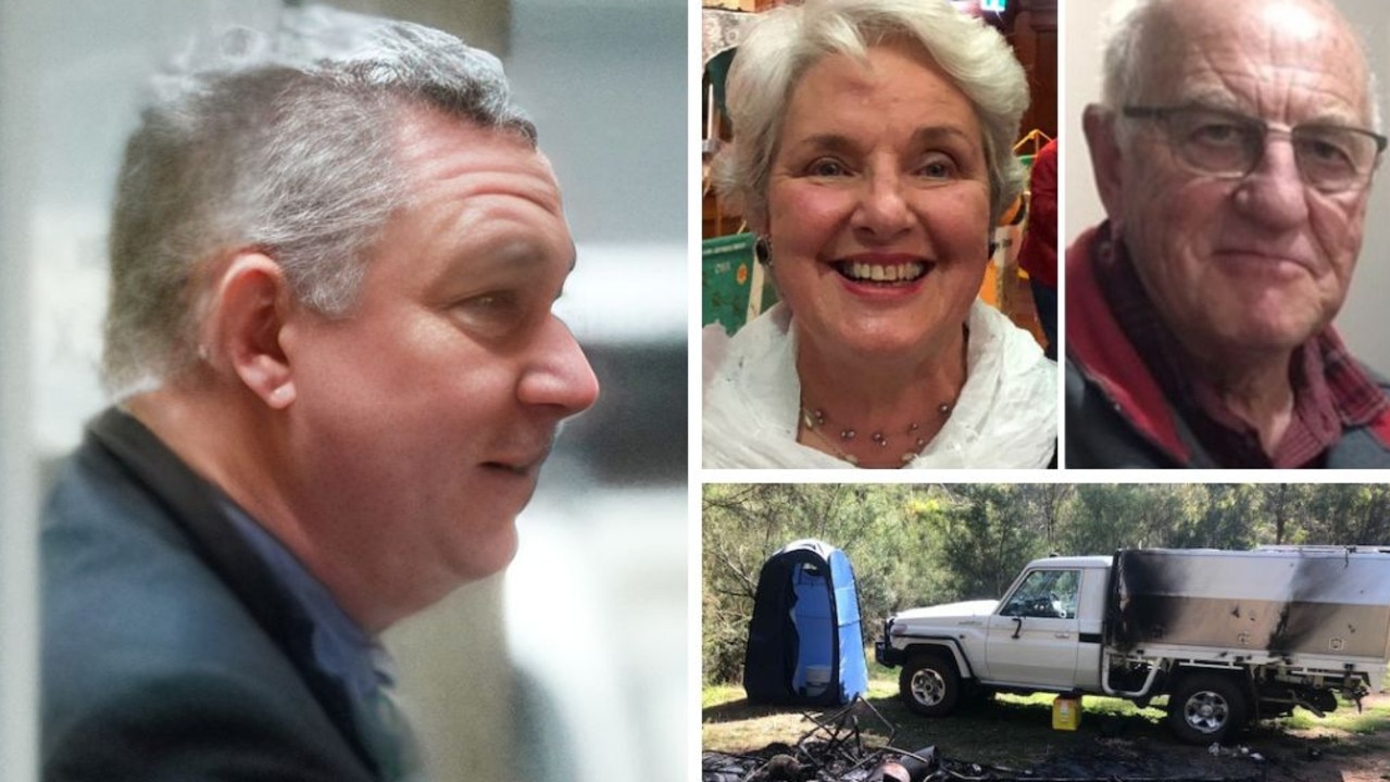 Greg Lynn trial: Photos show charred remains of Russell Hill and Carol ...