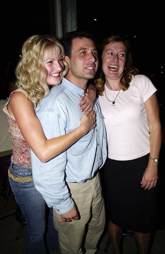 Karen Edwards, Ang Bilalia and Julie Ford in October 2002.