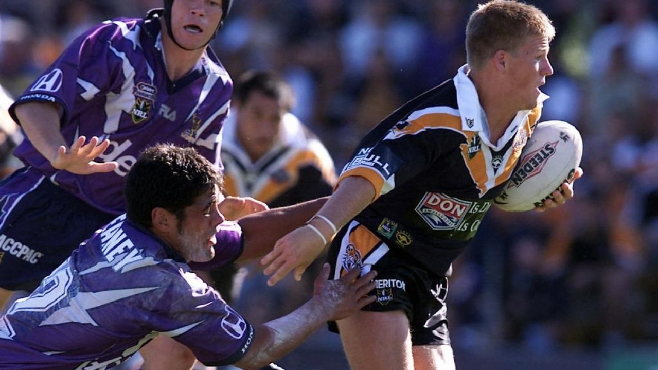 Ben Black played first-grade for the Wests Tigers in 2001, and later played professionally in the UK. He retired from playing in 2014 when the couple moved back to Australia. Picture: Gregg Porteous
