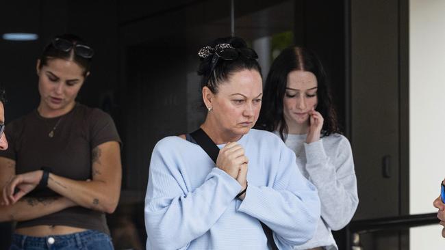 Danae Weaver, daughter of Peter Weaver, leaving the Toowoomba courthouse after sitting through the gruelling 10-day murder trial.