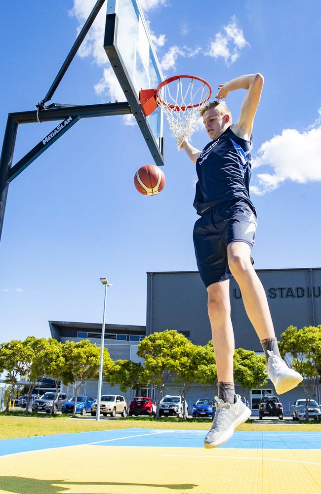 Northside Wizards big man Rocco Zikarsky. Picture: Lachie Millard