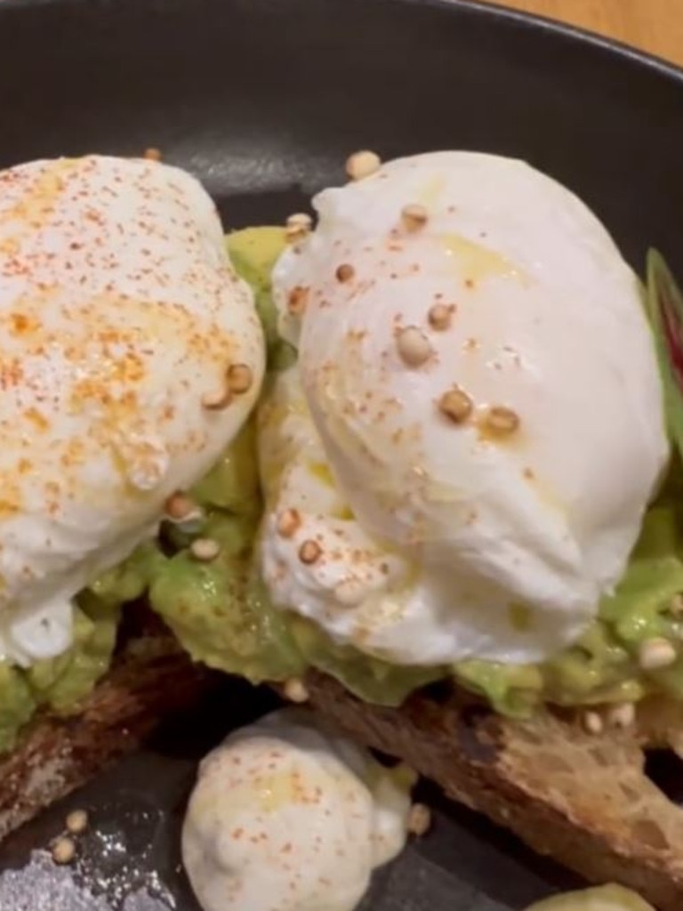 But got roasted again for referring to ‘smashed avo on toast’ as our national dish. Picture: TikTok/thelittlebasketco