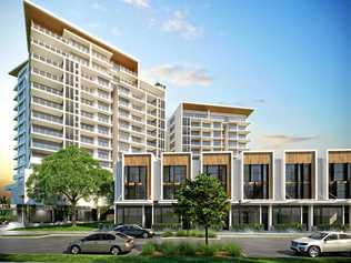 COMING: An artist's impression of the new $83 million project in the CBD being delivered by Habitat Development Group. Picture: Contributed