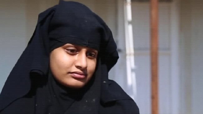 Shamima Begum stripped of UK citizenship. Supplied