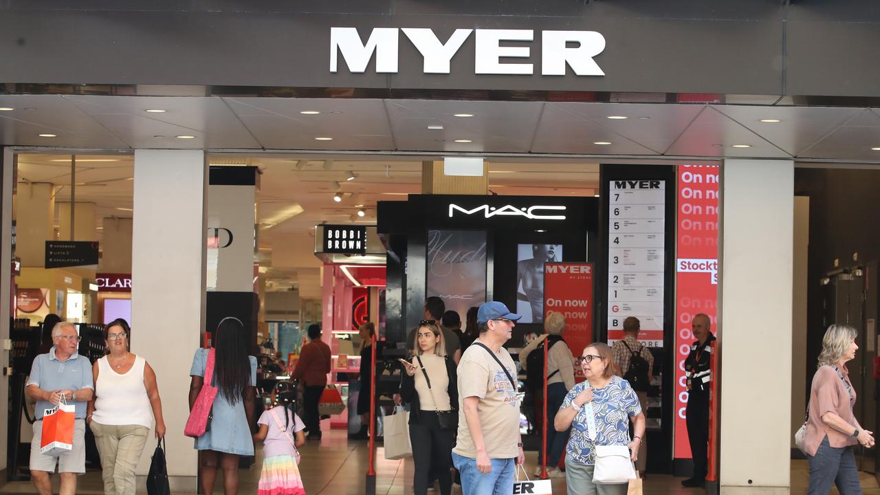 Myer shares tank on back of profit crash